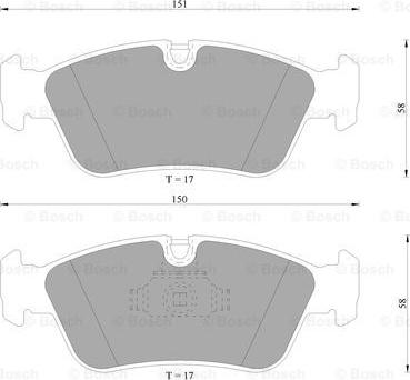 BOSCH 0 986 AB4 694 - Bremsbelagsatz, Scheibenbremse alexcarstop-ersatzteile.com