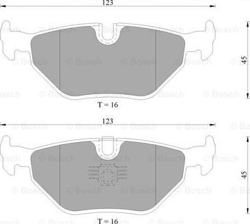 BOSCH 0 986 AB4 693 - Bremsbelagsatz, Scheibenbremse alexcarstop-ersatzteile.com