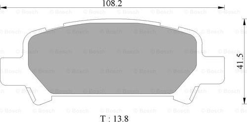 BOSCH 0 986 AB1 459 - Bremsbelagsatz, Scheibenbremse alexcarstop-ersatzteile.com