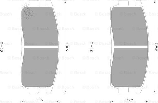 BOSCH 0 986 AB1 470 - Bremsbelagsatz, Scheibenbremse alexcarstop-ersatzteile.com