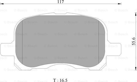 BOSCH 0 986 AB1 129 - Bremsbelagsatz, Scheibenbremse alexcarstop-ersatzteile.com