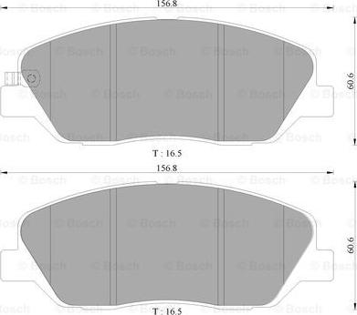 BOSCH 0 986 AB3 081 - Bremsbelagsatz, Scheibenbremse alexcarstop-ersatzteile.com