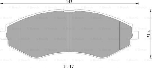 BOSCH 0 986 AB3 032 - Bremsbelagsatz, Scheibenbremse alexcarstop-ersatzteile.com