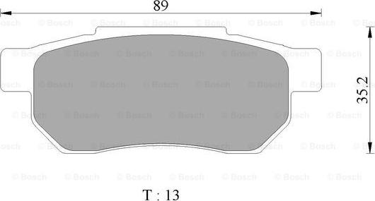 BOSCH 0 986 AB2 489 - Bremsbelagsatz, Scheibenbremse alexcarstop-ersatzteile.com