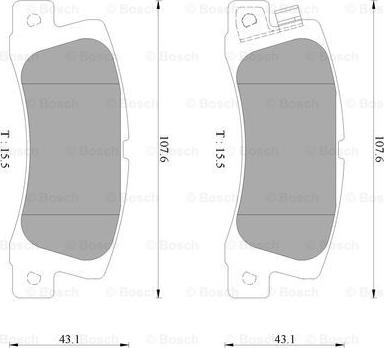 BOSCH 0 986 AB2 429 - Bremsbelagsatz, Scheibenbremse alexcarstop-ersatzteile.com