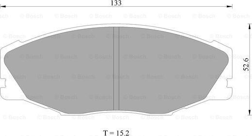 BOSCH 0 986 AB2 025 - Bremsbelagsatz, Scheibenbremse alexcarstop-ersatzteile.com