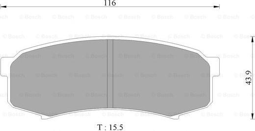 BOSCH 0 986 AB2 074 - Bremsbelagsatz, Scheibenbremse alexcarstop-ersatzteile.com