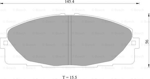 BOSCH 0 986 AB2 394 - Bremsbelagsatz, Scheibenbremse alexcarstop-ersatzteile.com