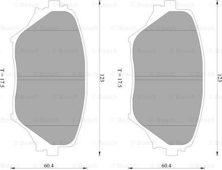 BOSCH 0 986 AB2 383 - Bremsbelagsatz, Scheibenbremse alexcarstop-ersatzteile.com