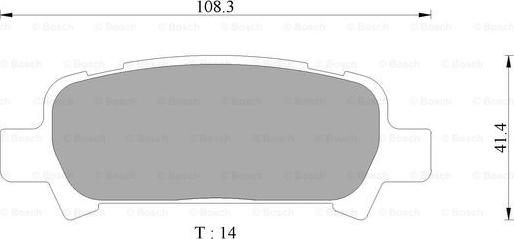 BOSCH 0 986 AB2 334 - Bremsbelagsatz, Scheibenbremse alexcarstop-ersatzteile.com