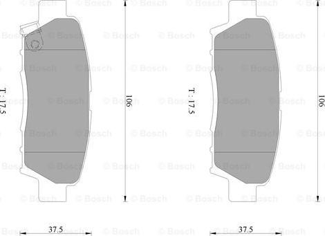 BOSCH 0 986 AB2 246 - Bremsbelagsatz, Scheibenbremse alexcarstop-ersatzteile.com