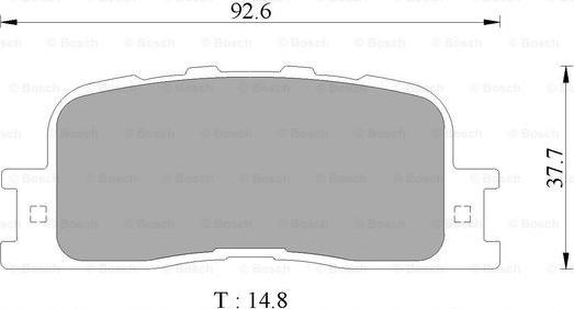 BOSCH 0 986 AB2 774 - Bremsbelagsatz, Scheibenbremse alexcarstop-ersatzteile.com