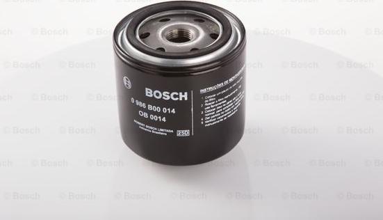 BOSCH 0 986 B00 014 - Ölfilter alexcarstop-ersatzteile.com