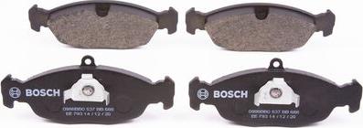 BOSCH 0 986 BB0 537 - Bremsbelagsatz, Scheibenbremse alexcarstop-ersatzteile.com