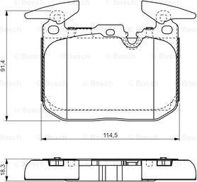 BOSCH 0 986 TB3 211 - Bremsbelagsatz, Scheibenbremse alexcarstop-ersatzteile.com