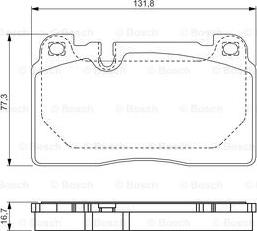 BOSCH 0 986 TB3 212 - Bremsbelagsatz, Scheibenbremse alexcarstop-ersatzteile.com