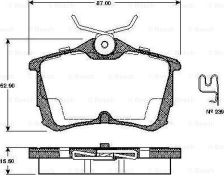 Valeo 670758 - Bremsbelagsatz, Scheibenbremse alexcarstop-ersatzteile.com