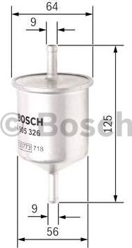 BOSCH 0 450 905 326 - Kraftstofffilter alexcarstop-ersatzteile.com