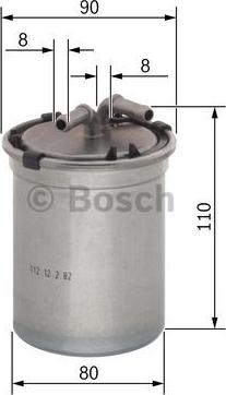 BOSCH 0 450 906 500 - Kraftstofffilter alexcarstop-ersatzteile.com