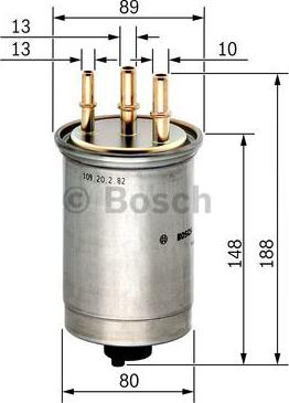 BOSCH 0 450 906 508 - Kraftstofffilter alexcarstop-ersatzteile.com