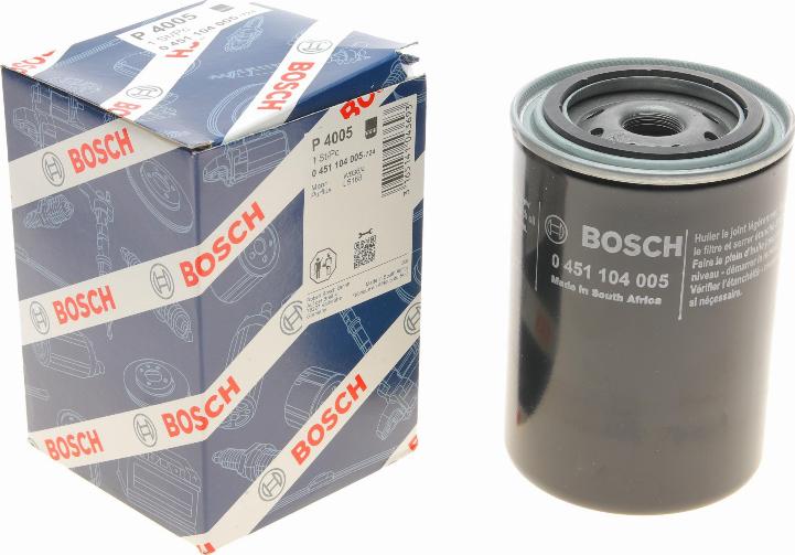 BOSCH 0 451 104 005 - Ölfilter alexcarstop-ersatzteile.com