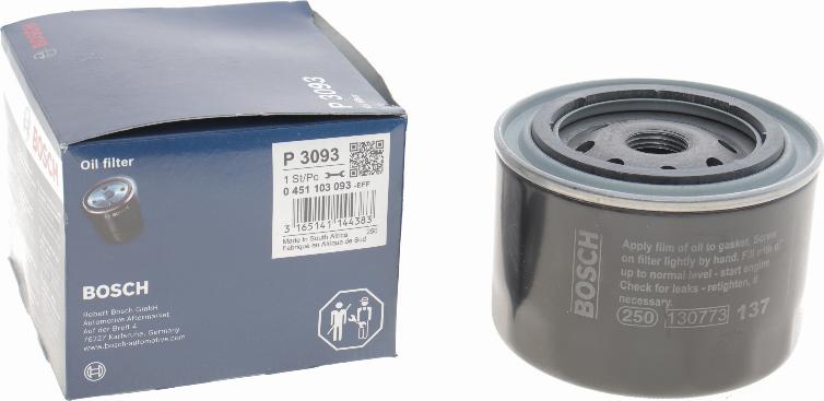 BOSCH 0 451 103 093 - Ölfilter alexcarstop-ersatzteile.com