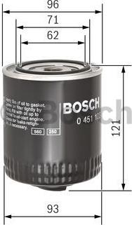 BOSCH 0 451 103 028 - Ölfilter alexcarstop-ersatzteile.com