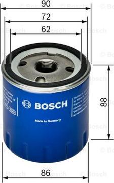 BOSCH 0 451 103 189 - Ölfilter alexcarstop-ersatzteile.com