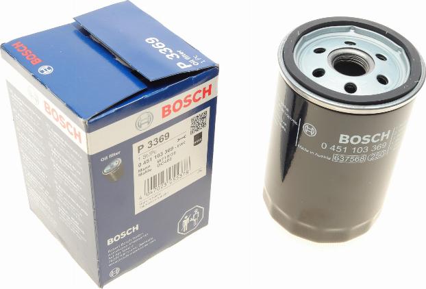 BOSCH 0 451 103 369 - Ölfilter alexcarstop-ersatzteile.com