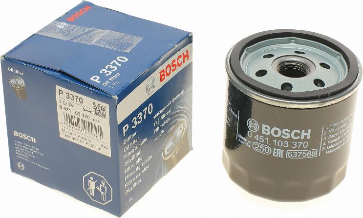 BOSCH 0 451 103 370 - Ölfilter alexcarstop-ersatzteile.com