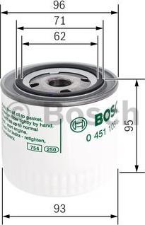 BOSCH 0 451 103 260 - Ölfilter alexcarstop-ersatzteile.com