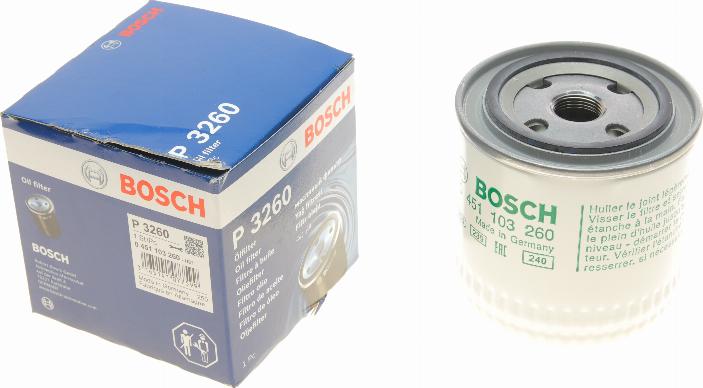 BOSCH 0 451 103 260 - Ölfilter alexcarstop-ersatzteile.com