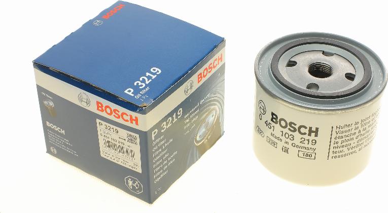 BOSCH 0 451 103 219 - Ölfilter alexcarstop-ersatzteile.com