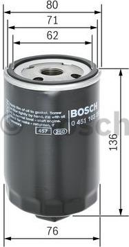 BOSCH 0 451 103 280 - Ölfilter alexcarstop-ersatzteile.com