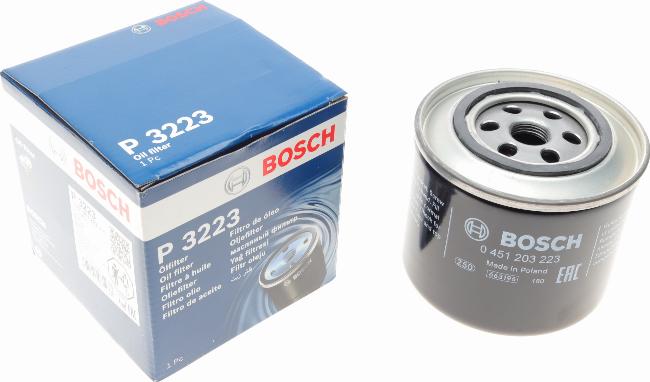 BOSCH 0 451 203 223 - Ölfilter alexcarstop-ersatzteile.com