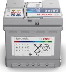 BOSCH 0 092 P01 020 - Starterbatterie alexcarstop-ersatzteile.com