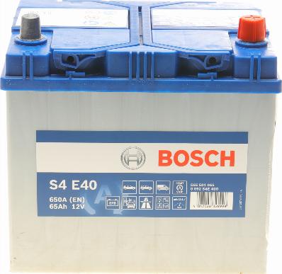 BOSCH 0 092 S4E 400 - Starterbatterie alexcarstop-ersatzteile.com