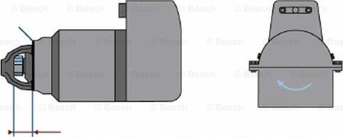 BOSCH 0 001 606 001 - Starter alexcarstop-ersatzteile.com