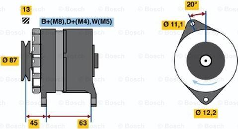 BOSCH 0 120 469 999 - Generator alexcarstop-ersatzteile.com