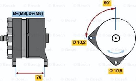 BOSCH 0 120 469 984 - Generator alexcarstop-ersatzteile.com