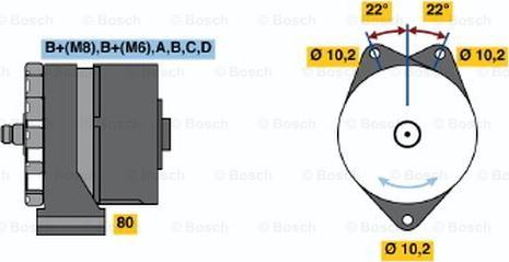 BOSCH 0 120 469 692 - Generator alexcarstop-ersatzteile.com