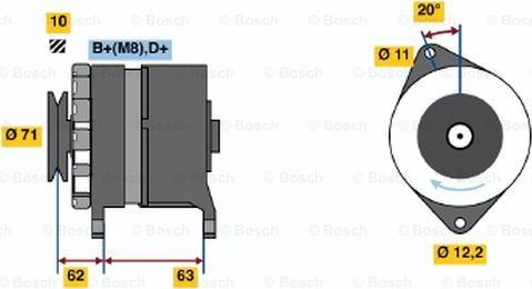 BOSCH 0 120 469 666 - Generator alexcarstop-ersatzteile.com