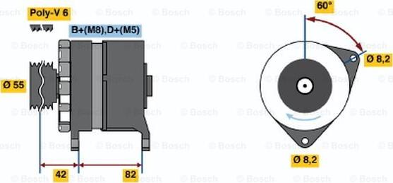 BOSCH 0 120 469 017 - Generator alexcarstop-ersatzteile.com