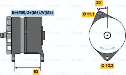 BOSCH 0 120 469 113 - Generator alexcarstop-ersatzteile.com