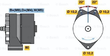 BOSCH 0 120 469 891 - Generator alexcarstop-ersatzteile.com