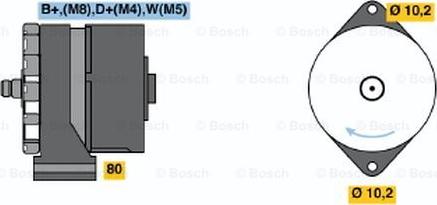 BOSCH 0 120 469 807 - Generator alexcarstop-ersatzteile.com