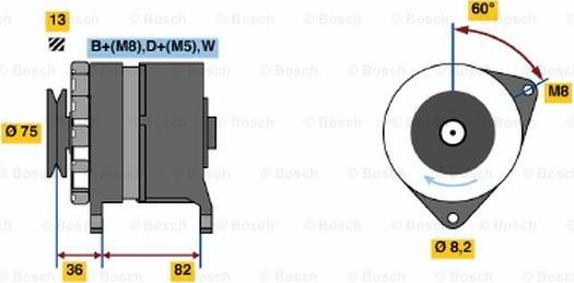 BOSCH 0 120 469 781 - Generator alexcarstop-ersatzteile.com