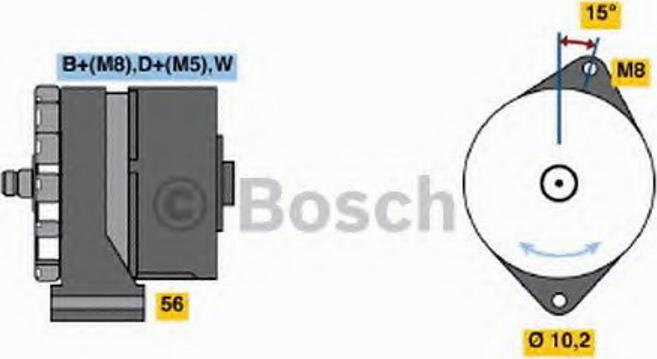 BOSCH 0 120 469 722 - Generator alexcarstop-ersatzteile.com