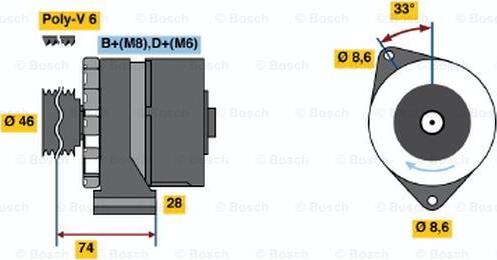 BOSCH 0 120 468 049 - Generator alexcarstop-ersatzteile.com