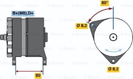 BOSCH 0 120 468 042 - Generator alexcarstop-ersatzteile.com